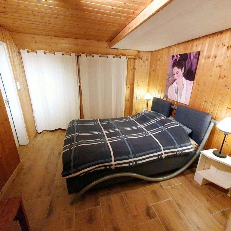 Slaapkamer 2 vakantiehuis boshuisje